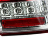 1999-2004 Ford Mustang Sequential LED Tail Lights (Chrome Housing/Red Lens)