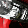 2011-2013 Ford Fiesta Hatchback LED Tail Lights (Chrome Housing/Red Lens)