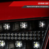 2008-2017 Mitsubishi Lancer / 2008-2015 Lancer EVO X Sedan Red Bar LED Tail Lights (Black Housing/Red Lens)