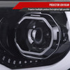 2015-2021 Chevrolet Colorado LED Bar Projector Headlights (Glossy Black Housing/Smoke Lens)