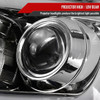 2014-2021 Toyota Tundra LED C-Bar Projector Headlights w/ LED Turn Signal Lights (Chrome Housing/Clear Lens)