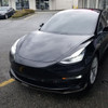2017-2020 Tesla Model 3 Glossy Black Polypropylene 3PC Bumper Lip