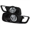 1999-2000 Honda Civic H3 Fog Lights Kit (Chrome Housing/Clear Lens)