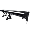 Universal Black CNC Aluminum 52" Non-Adjustable Double Deck Trunk Spoiler Wing