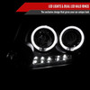 2004-2008 Ford F-150/ 2006-2008 Lincoln Mark LT Dual Halo Projector Headlights (Matte Black Housing/Clear Lens)