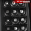 2014-2018 GMC Sierra 1500/2500HD/3500HD Red Bar LED Tail Lights (Black Housing/Clear Lens)