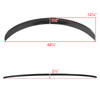 2017-2020 Tesla Model 3 Glossy Black Carbon Fiber Factory Style Rear Trunk Spoiler