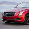 2015-2018 Cadillac ATS Matte Black Polypropylene 3PC Front Bumper Lip Set