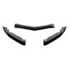 2015-2018 Cadillac ATS Glossy Black Polypropylene 3PC Front Bumper Lip Set