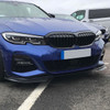 2019-2020 BMW 3 Series G20/G21 Glossy Black ABS 3PC Front Bumper Lip Set