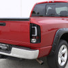 2007-2009 Dodge RAM 1500/2500/3500 LED Tail Lights (Matte Black Housing/Clear Lens)