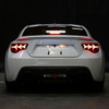 2013-2016 Scion FRS/Subaru BRZ Lambo Style Sequential LED Tail Lights (Glossy Black Housing/Smoke Lens)