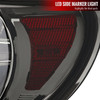 2013-2016 Scion FRS/Subaru BRZ Lambo Style Sequential LED Tail Lights (Chrome Housing/Smoke Lens)