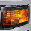2014-2015 Chevrolet Silverado 1500 LED Bar Factory Style Headlights (Matte Black Housing/Clear Lens)