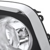 2014-2016 Toyota Corolla H16 Silver Bezel Fog Lights Kit (Chrome Housing/Clear Lens)