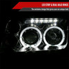 1999-2005 Volkswagen Jetta/Bora Mk4 Dual Halo Projector Headlights w/ LED Light Strip (Chrome Housing/Smoke Lens)