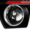 2011-2014 Dodge Charger Dual Halo Projector Headlights (Matte Black Housing/Clear Lens)