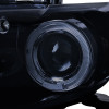 2008-2010 Scion xB Single Halo Projector Headlights (Glossy Black Housing/Smoke Lens)