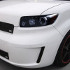 2008-2010 Scion xB Single Halo Projector Headlights (Glossy Black Housing/Smoke Lens)