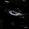 2012-2014 Ford Focus LED Bar Projector Headlights w/ LED Turn Signal Lights (Matte Black Housing/Clear Lens)