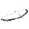 2012-2014 Mercedes Benz W204 C Class Matte Black 3PC Front Bumper Lip Splitter Kit