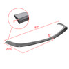2015-2021 Dodge Challenger SXT Glossy Black 3PC Front Bumper Lip Splitter Kit