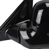 1994-1998 Chevrolet S10/1994-1998 GMC S15 Glossy Black Manual Adjustment Side Mirror - Driver Side Only