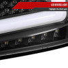 2008-2014 Subaru Impreza WRX/STI LED Sequential Turn Signal Tail Lights (Matte Black Housing/Clear Lens)