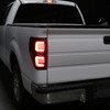 2009-2014 Ford F-150 LED Tail Lights with LED Bar (Matte Black Housing/Clear Lens)