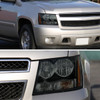 2007-2014 Chevrolet Avalanche/Tahoe/Suburban Factory Style Headlights (Matte Black Housing/Smoked Lens)