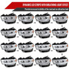 2019-2022 Dodge RAM 2500/3500/4500/5500 Switchback Sequential LED Turn Signal Projector Headlights (Chrome Housing/Clear Lens)