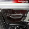 2019-2024 Dodge RAM 1500 Factory Style Headlights with Amber Reflectors (Chrome Housing/Smoked Lens)