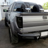 2009-2014 Ford F-150 White C-Bar LED Tail Lights (Glossy Black Housing/Smoked Lens)