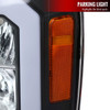2007-2013 GMC Sierra 1500/2500/3500 LED Bar Factory Style Headlights (Matte Black Housing/Clear Lens)