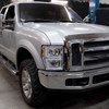 2008-2010 Ford F-250/F-350/F-450/F-550 LED Sequential Turn Signal Bar Projector Headlights (Chrome Housing/Clear Lens)