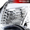 2012-2015 Toyota Tacoma LED C-Bar Projector Headlights w/ LED Parking Light (Chrome Housing/Clear Lens)