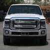 2011-2016 Ford F-250/F-350/F-450/F-550 Super Duty LED C-Bar Factory Style Headlights (Matte Black Housing/Clear Lens)