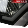 2009-2014 Ford F-150 LED Bar Factory Style Headlights with Amber Reflectors (Black Housing/Smoke Lens)