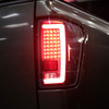 2004-2015 Nissan Titan LED Tail Lights with White LED Tube (Matte Black Housing/Clear Lens)
