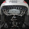 2015-2022 Subaru WRX STI 4" Quad Tip Stainless Steel Catback Exhaust System w/ Burnt Tip