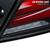 2017-2021 Honda Civic Hatchback LED Sequential Signal Tail Lights (Jet Black Housing/Clear Lens)