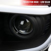 2014-2021 Toyota Tundra LED Projector Headlights (Matte Black Housing/Clear Lens)