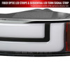 1999-2006 GMC Sierra/2007 Sierra Classic/2000-2006 Yukon/XL Factory Style Headlights and Sequential Turn Signal Bumper Lights (Matte Black Housing/Clear Lens)