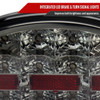1997-2004 Chevrolet Corvette C5 4PC LED Tail Lights (Chrome Housing/Smoked Lens)