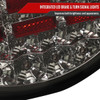 1997-2004 Chevrolet Corvette C5 4PC LED Tail Lights (Chrome Housing/Smoke Lens)