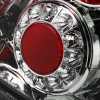 2003-2005 Toyota 4Runner LED Tail Lights (Chrome Housing/Clear Lens)