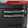 2019-2024 GMC Sierra 1500 Power Adjustable, Heated, & Manual Extendable Black Towing Mirrors w/ Smoked Lens LED Turn Signal & Clearance Lights