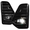 2021-2022 Nissan Kicks LED Fog Lights Kit (Glossy Black Housing/Clear Lens)