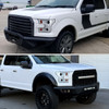 2015-2017 Ford F-150 LED Bar Projector Headlights w/ Switchback Sequential Turn Signals (White Housing / Clear Lens)