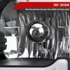2001-2011 Ford Ranger LED Bar Factory Style Headlights w/Amber Corner Lamp (Matte Black Housing/Clear Lens)